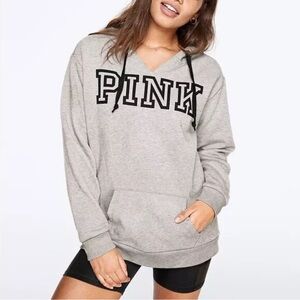 Gray PINK Victoria's Secret Hoodie
